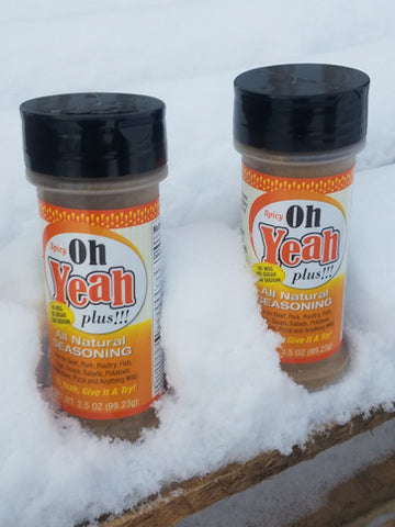 Oh Yeah Plus!!! SPICY   2 - 3.5 oz bottles *Free Shipping*